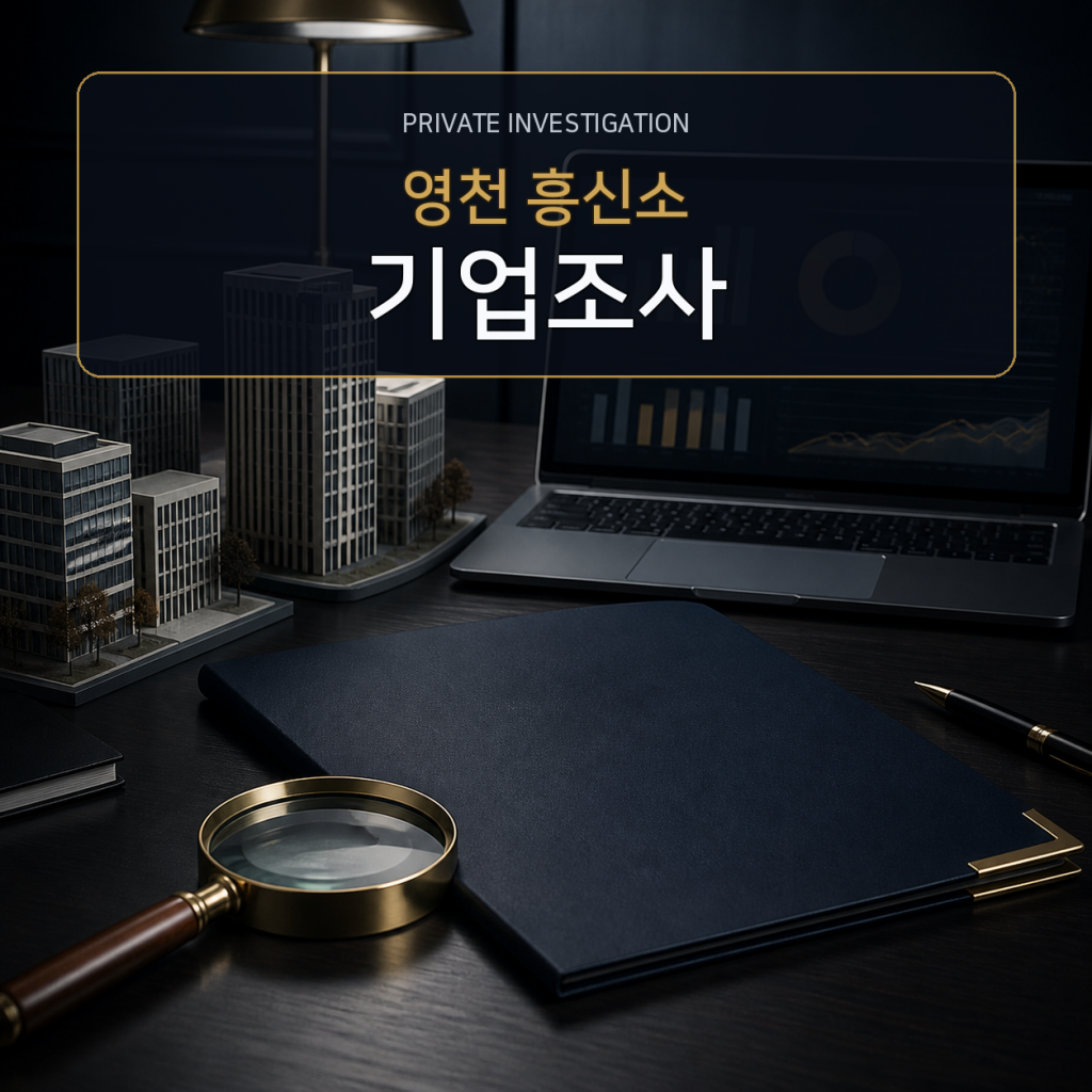 영천 기업·거래처 조사 전문 흥신소