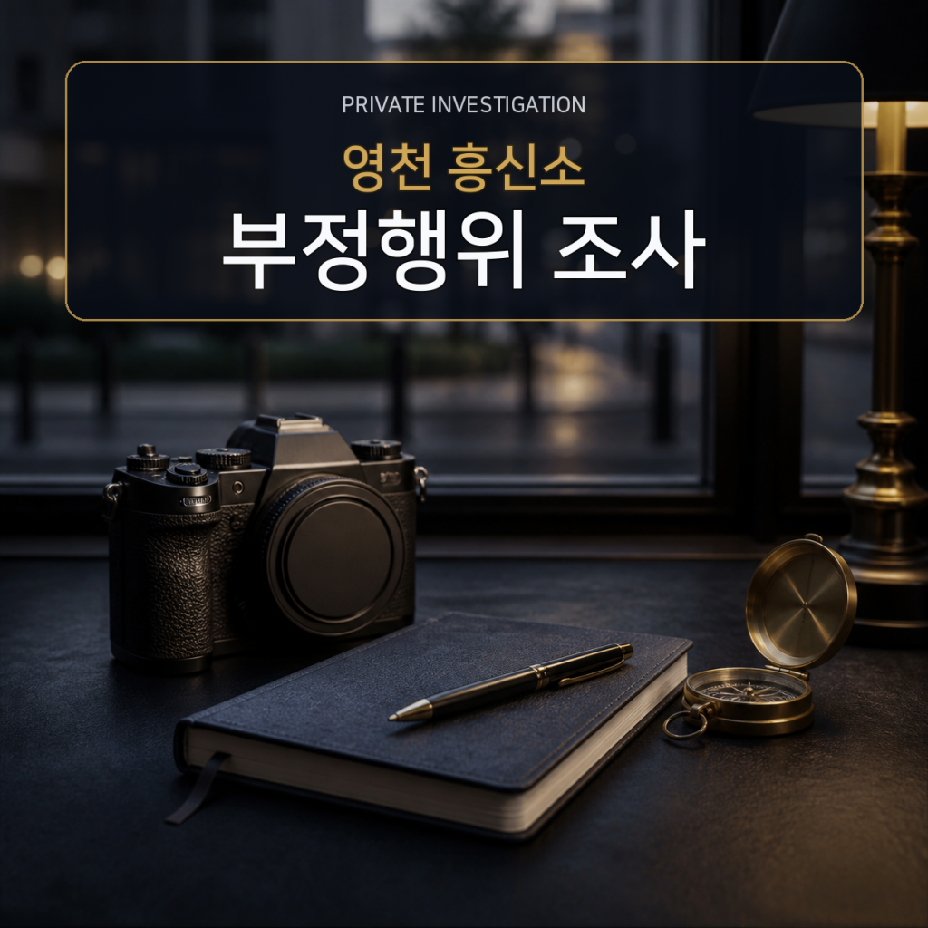 영천 부정행위 사실조사 전문 흥신소